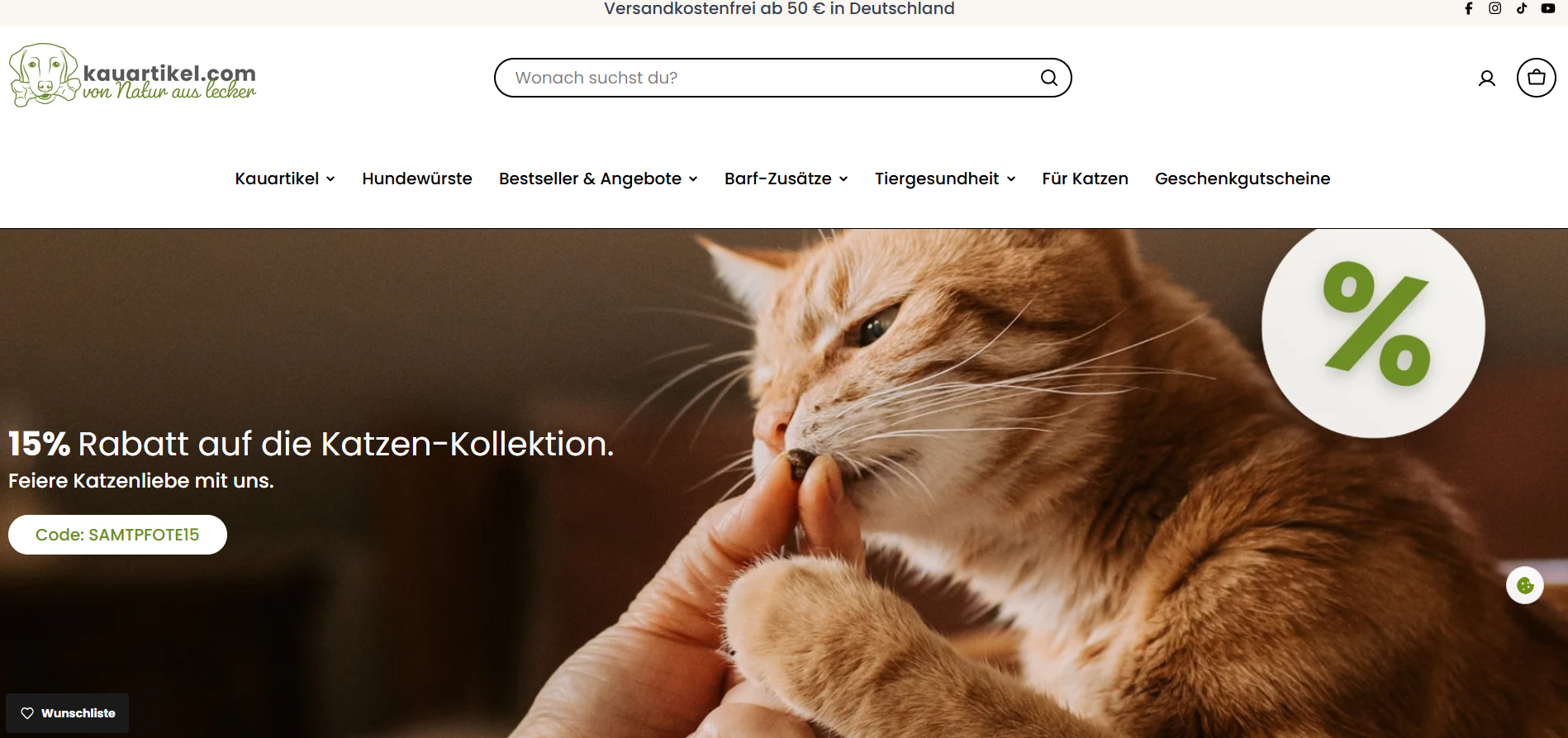 Onlineshop der Kauartikel.com GmbH